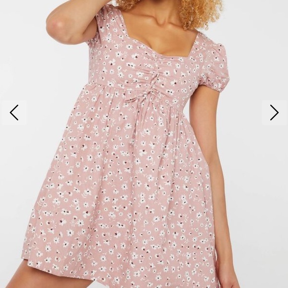 Babydoll puff sleeve dress - Picture 6 of 7